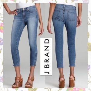 J Brand Denim Ankle/Capri Zip Skinny Jeans